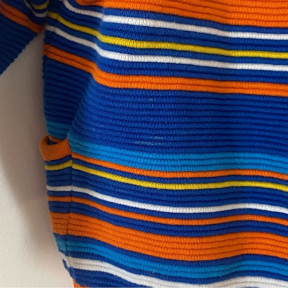 Tu Kids | Orange, Blue & White Striped Hoodie | 3-4 years | Graduate Designer - Picture 6 of 10